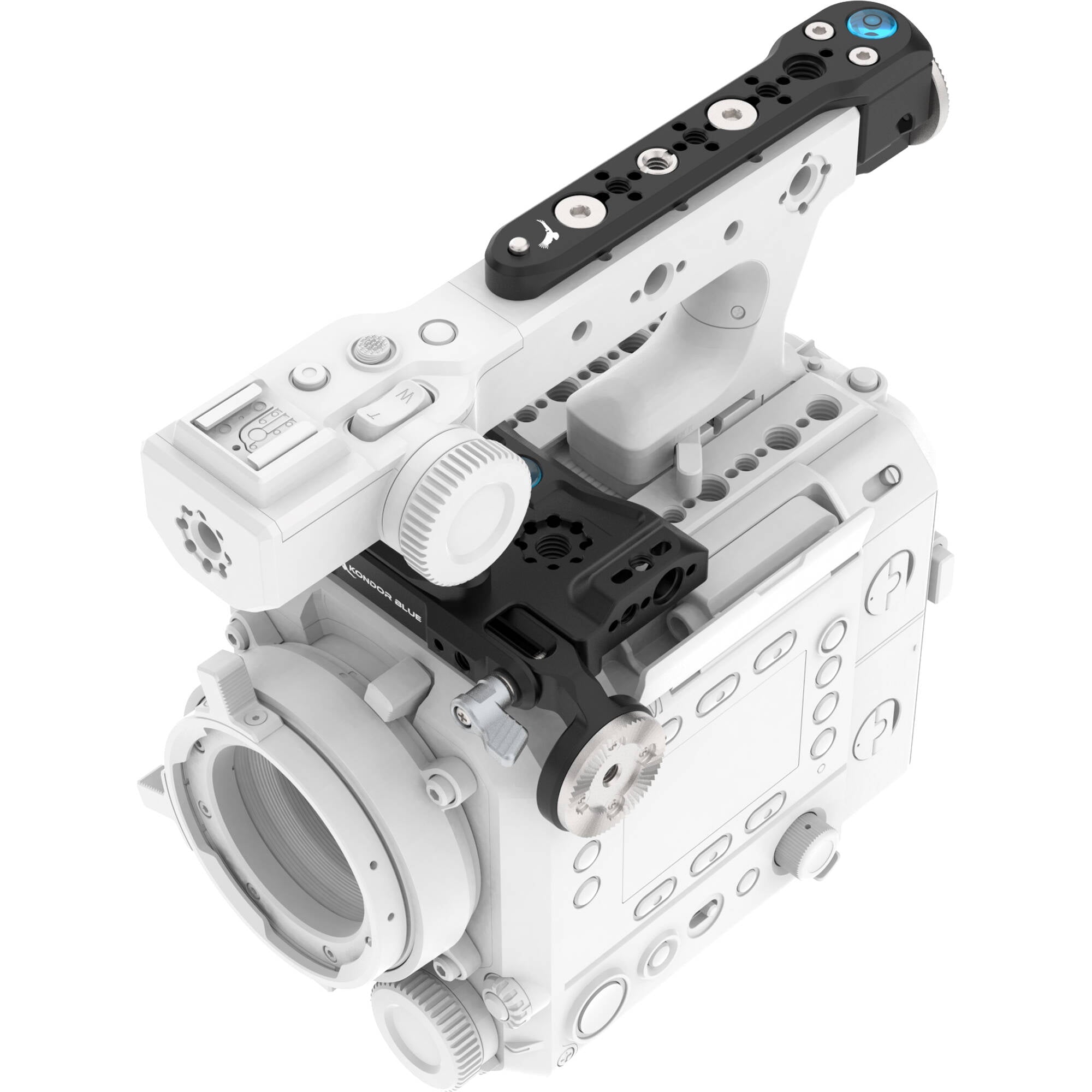 Kondor Blue Camera Cage Kit A for FUJIFILM GFX ETERNA 55 (Raven Black)