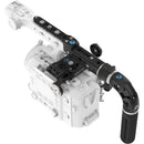 Kondor Blue Camera Cage Kit A with Hollywood Handle for FUJIFILM GFX ETERNA 55 (Raven Black)