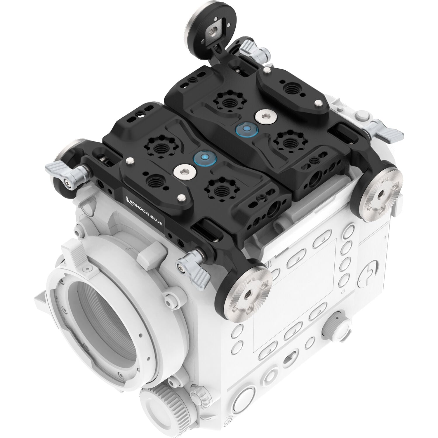 Kondor Blue Camera Cage Kit B for FUJIFILM GFX ETERNA 55 (Raven Black)