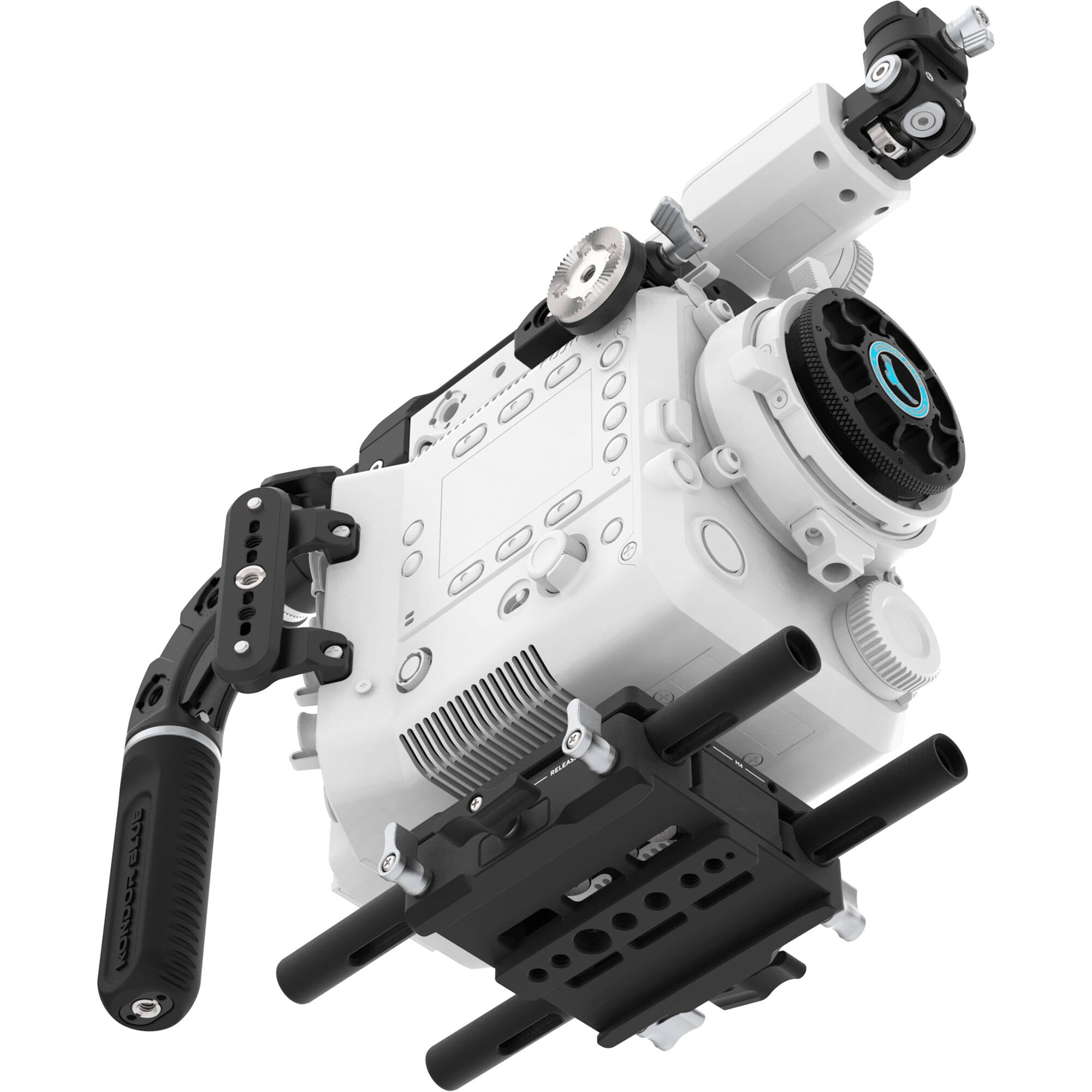 Kondor Blue Base Cage Rig for FUJIFILM GFX ETERNA 55 (Raven Black)