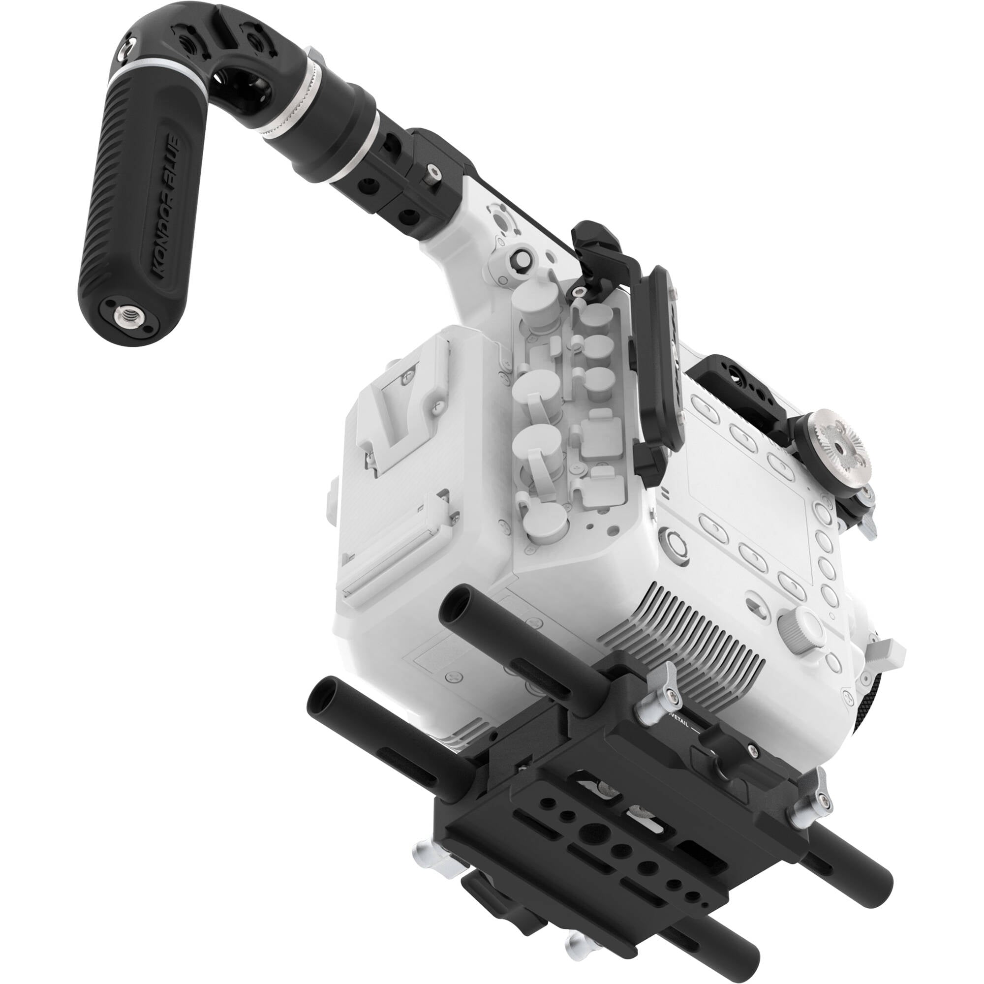 Kondor Blue Base Cage Rig for FUJIFILM GFX ETERNA 55 (Raven Black)