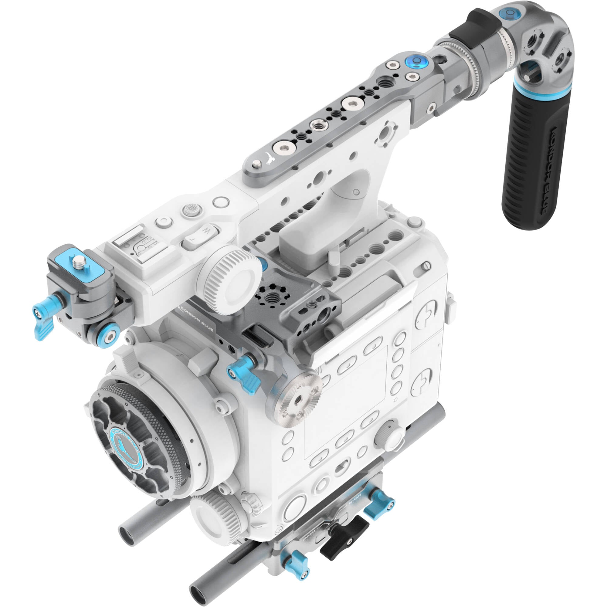 Kondor Blue Base Cage Rig for FUJIFILM GFX ETERNA 55 (Space Gray)