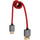 Kondor Blue Coiled Mini-HDMI to HDMI Cable (12 to 24", Red)