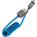 Kondor Blue Coiled Micro-HDMI to HDMI (12 to 24", Kondor Blue)