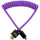 Kondor Blue Gerald Undone Braided Coiled High-Speed Micro-HDMI to HDMI Cable (Limited Purple Edition, 12 to 24")