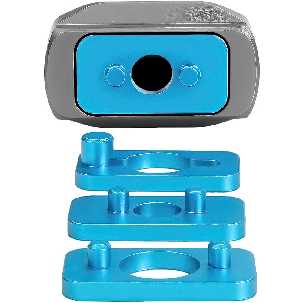 Kondor Blue Monitor Cage NATO Rail (1", Space Gray)
