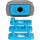 Kondor Blue Monitor Cage NATO Rail (1", Space Gray)
