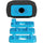 Kondor Blue Monitor Cage NATO Rail (1", Raven Black)
