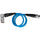 Kondor Blue 12G-SDI Cable Right-Angle to Straight for 4K60p Camera Monitors and Transmitters (20", Kondor Blue)