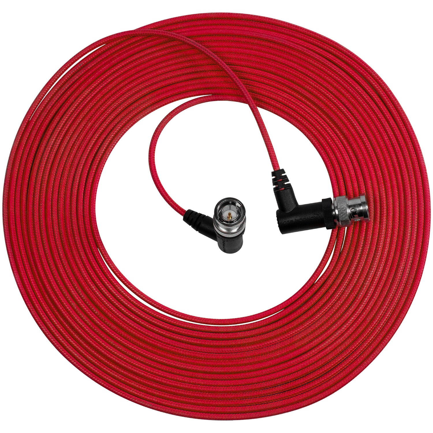 Kondor Blue 6G-SDI Video Cable with Right-Angle BNC Connectors (25', Cardinal Red)