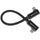 Kondor Blue Dual Right-Angle USB-C 3.2 Gen 2x2 Braided Cable (8")