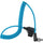 Kondor Blue Coiled D-Tap to Locking DC 2.1mm Right-Angle Cable (1.3 to 2.7')