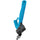 Kondor Blue Coiled D-Tap to Locking DC 2.5mm Right-Angle Cable for amaran (Kondor Blue, 1.3 to 2.7')