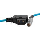 Kondor Blue D-Tap to LEMO 0B-Type 2-Pin Male Power Cable (Kondor Blue)