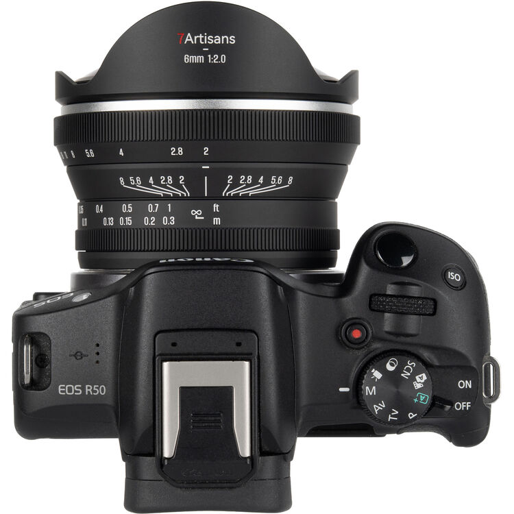 7Artisans 6 mm f/2 Fisheye Objectif (Canon RF)