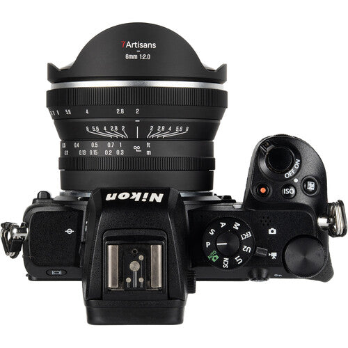 7Artisans 6 mm f/2 Fisheye Objectif (NikonZ)