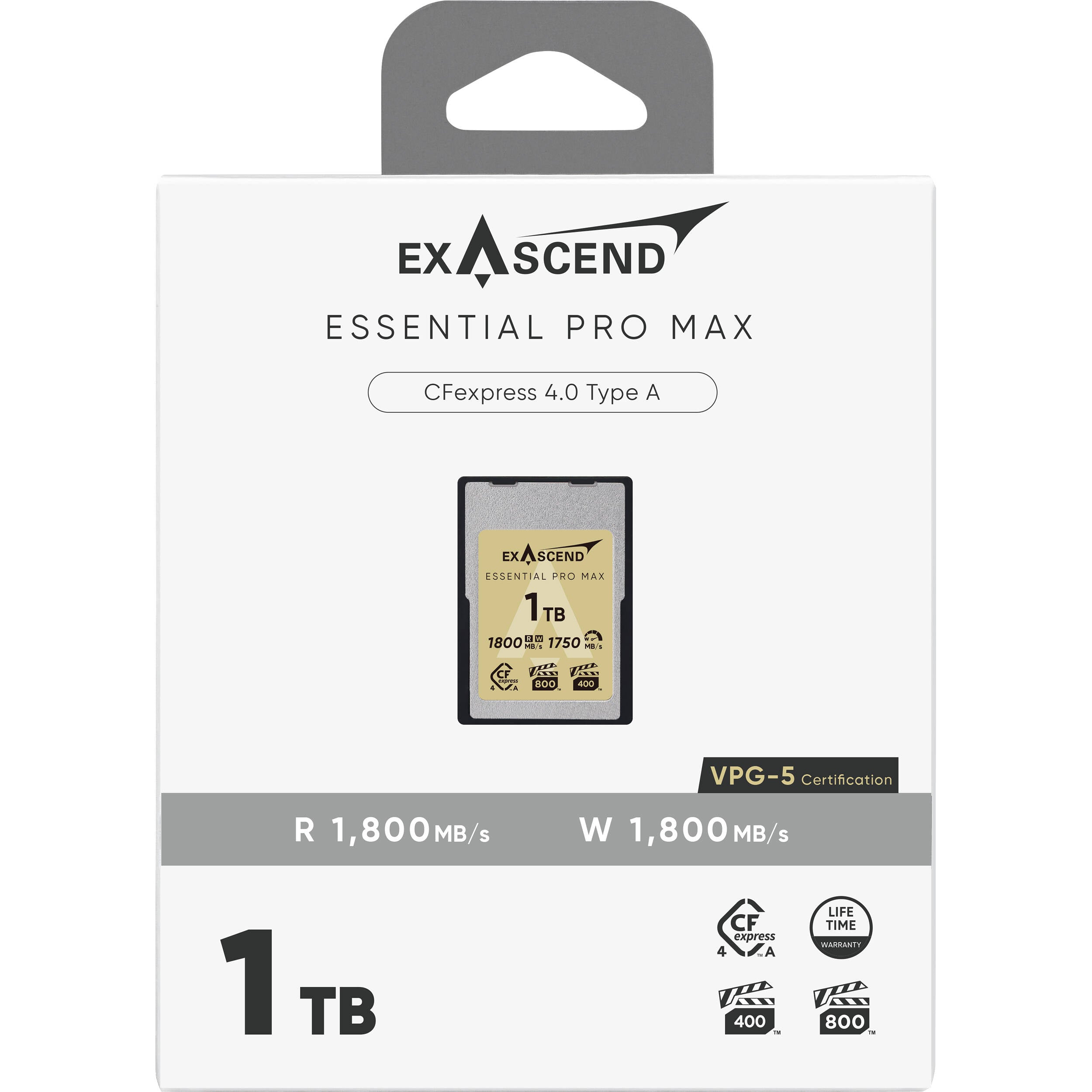 Exascend 1TB Essential Pro Max CFexpress 4.0 Type A Memory Card