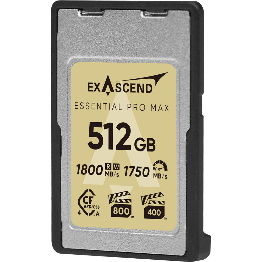 Exascend 512GB Essential Pro Max CFexpress 4.0 Type A Memory Card