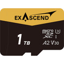 Exascend 1TB Catalyst UHS-I microSDXC Memory Card with SD Adapter