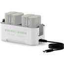 Tilta Portable Charging Station for LP-E6 (4 Channel) - Off White
