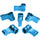 Kondor Blue Knob Pack (Blue, 6-Pack)