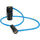 Kondor Blue Adjustable Mini-XLR Male to Adjustable XLR Female Audio Cable (17")