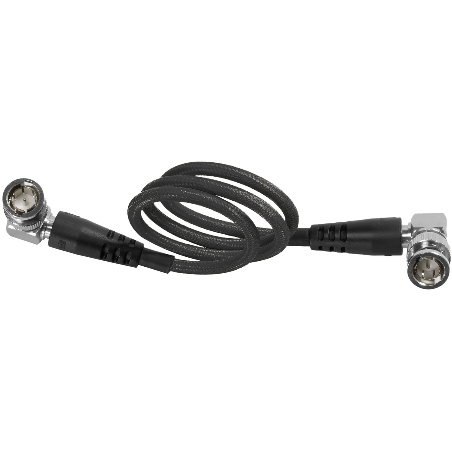 Kondor Blue 12G-SDI Right-Angle Cable (18", Raven Black)