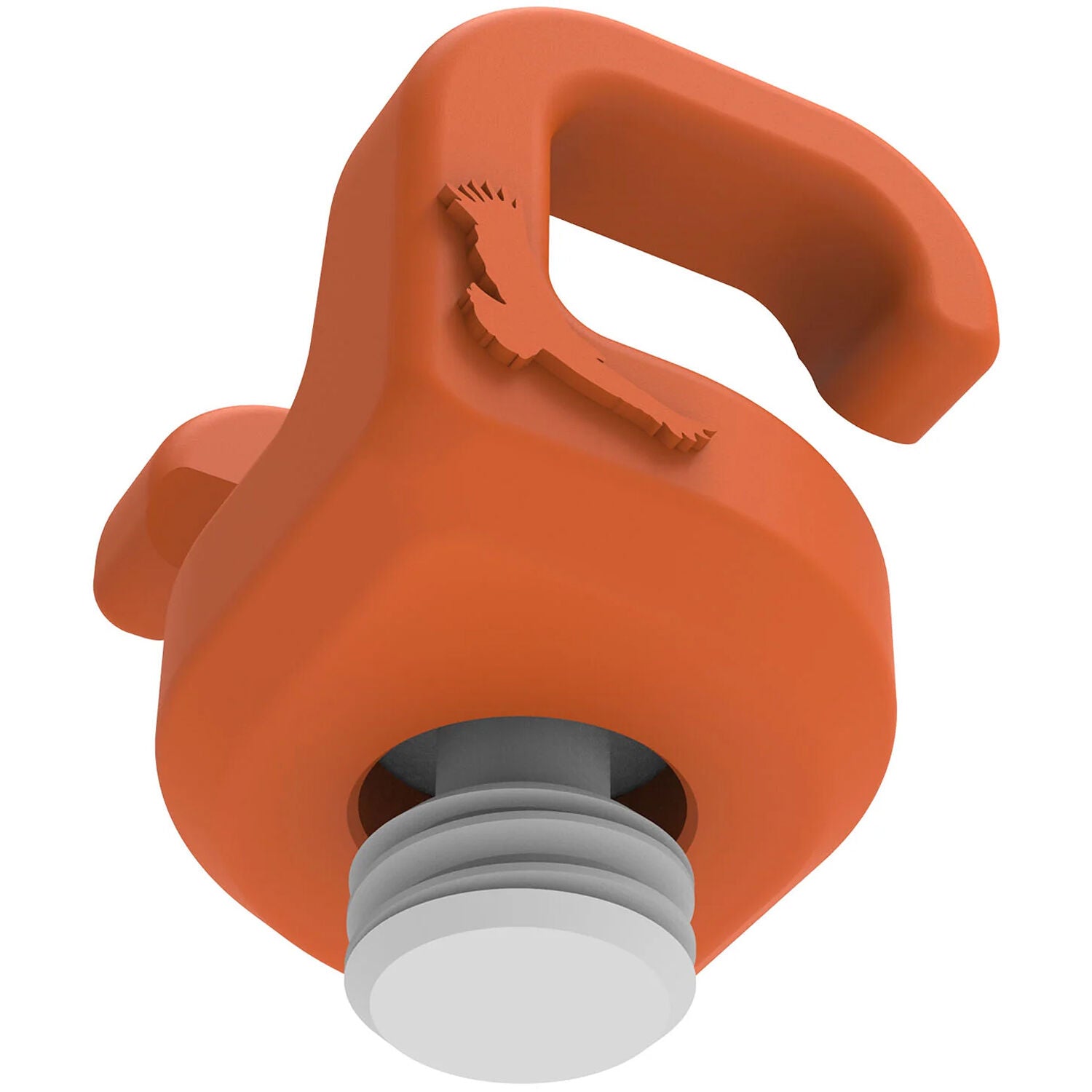 Kondor Blue 3/8"-16 Mondo Ties Cable Management Clips (Phoenix Orange, 4-Pack)