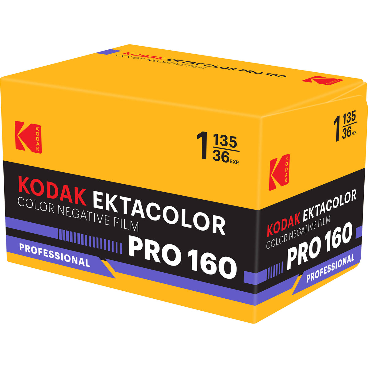 Kodak Ektacolor Pro 160 Color Negative Film (35mm Roll Film, 36 Exposures)