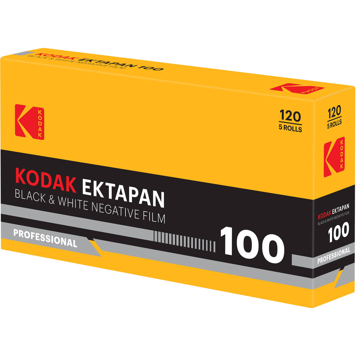 Kodak Ektapan 100 Black and White Negative Film (120 Roll Film, 5-Pack)