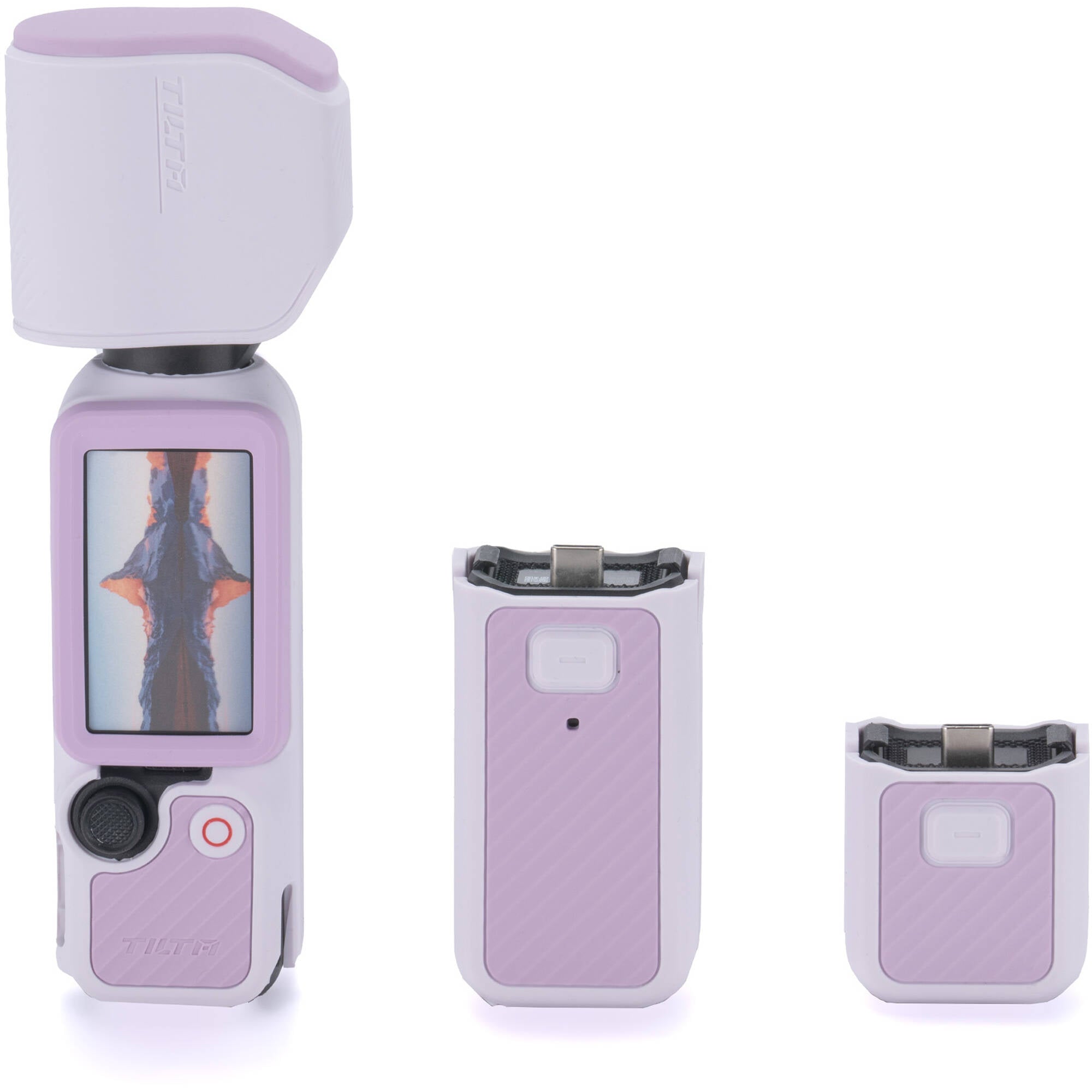 Tilta Silicone Protective Cover Power Kit for DJI Osmo Pocket 4 (Lilac Purple)