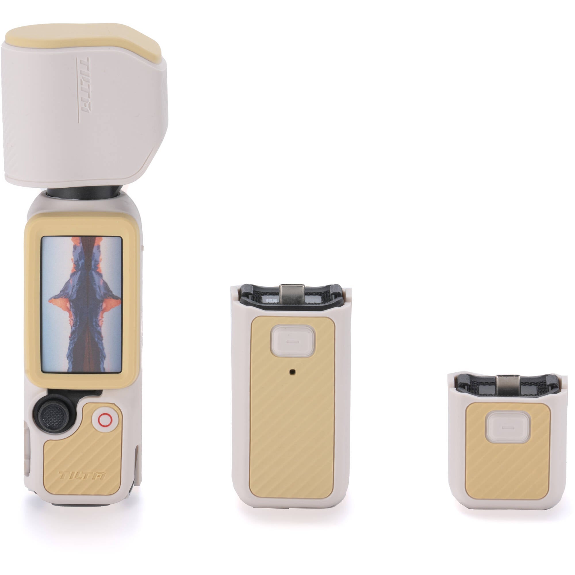 Tilta Silicone Protective Cover Power Kit for DJI Osmo Pocket 4 (Sand Beige)