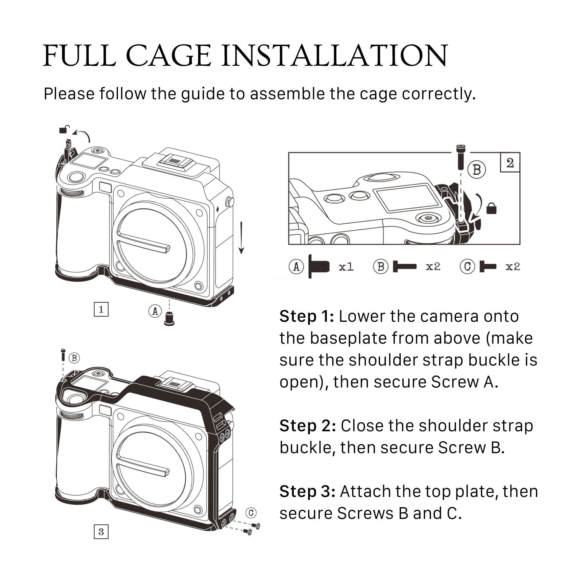 Tilta Vintage Camera Cage for Hasselblad X2D II 100C