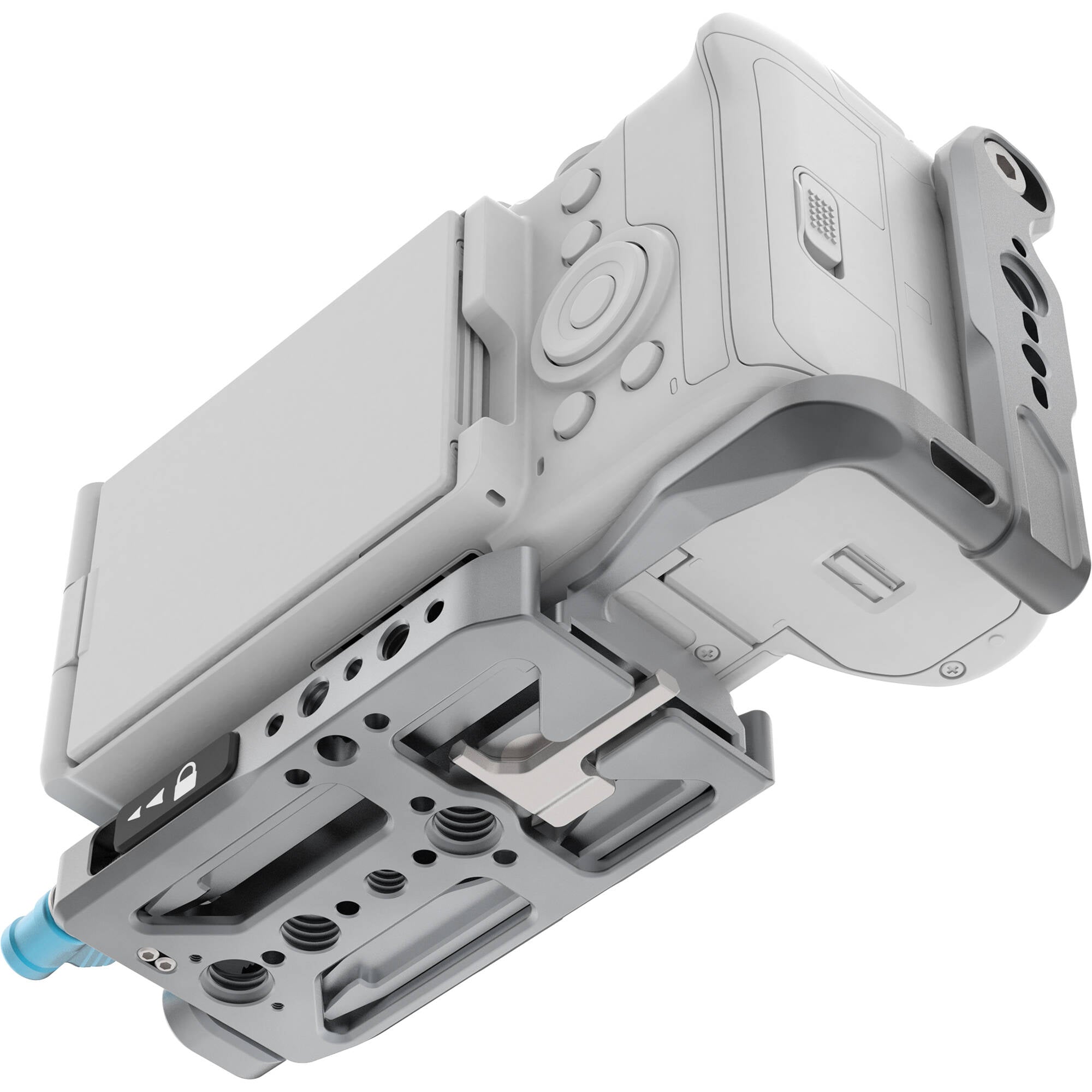 Kondor Blue Hybrid Camera Cage for Sony FX5 (Space Gray)