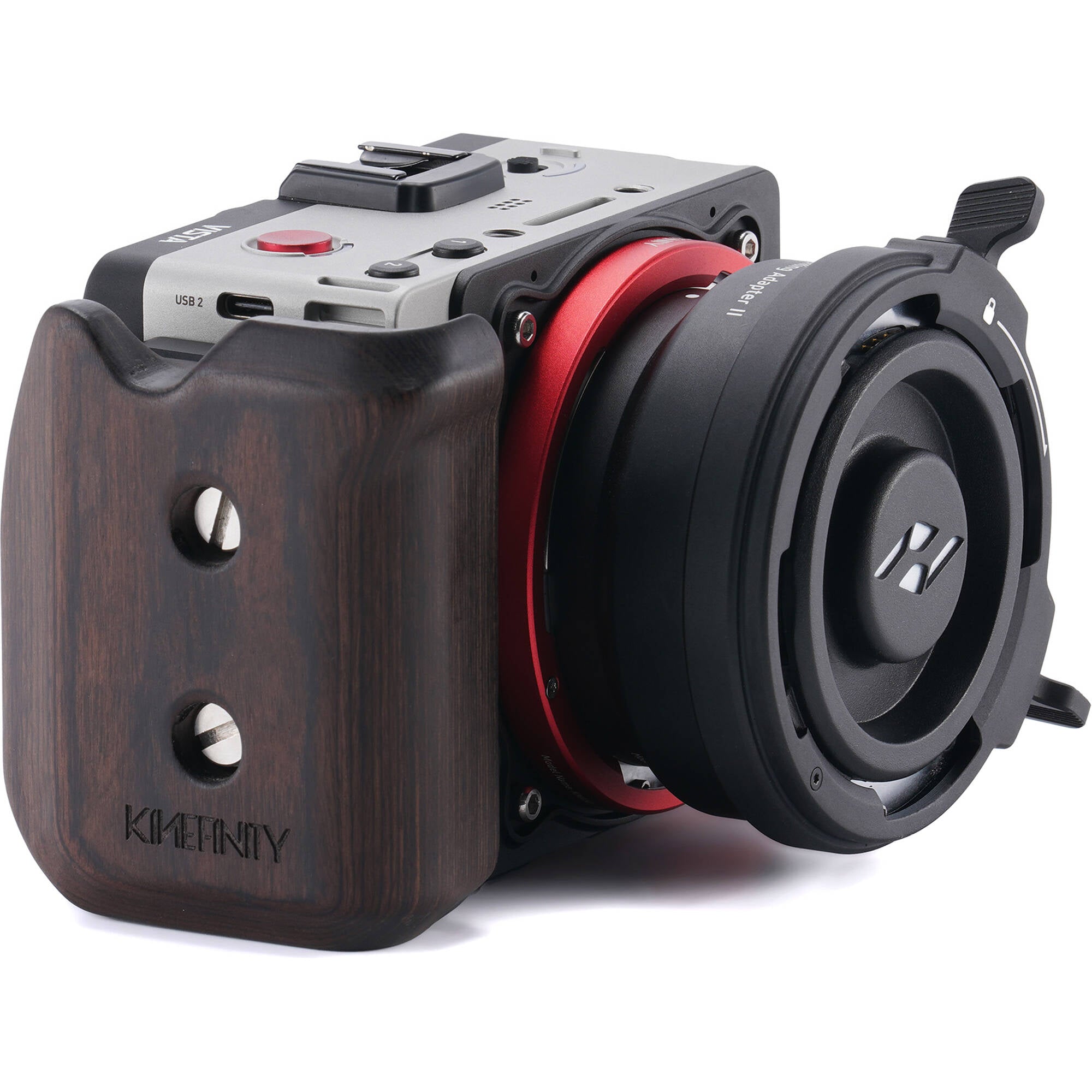 Tilta Wooden Handle Side Plate Kit for Kinefinity Vista (Black)