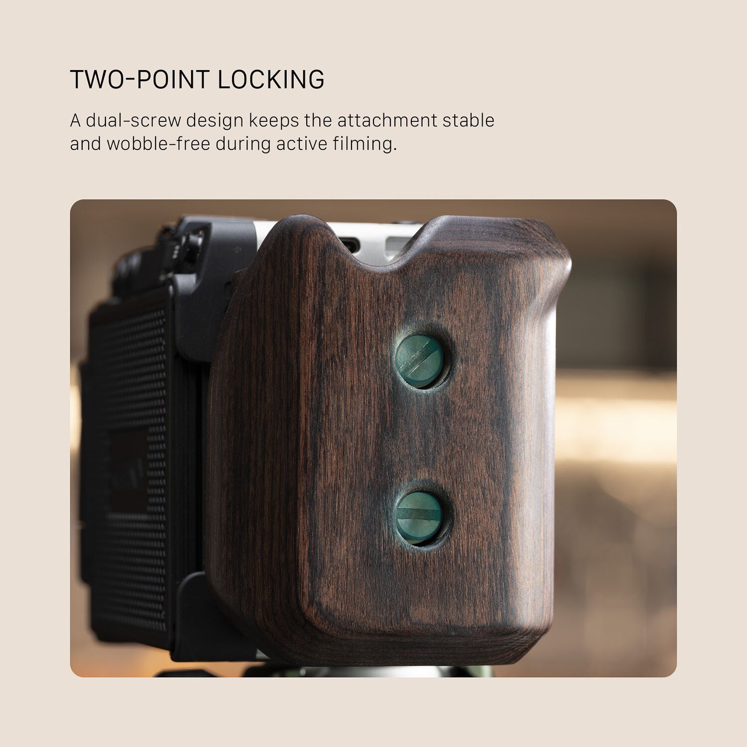 Tilta Wooden Handle Side Plate Kit for Kinefinity Vista (Black)