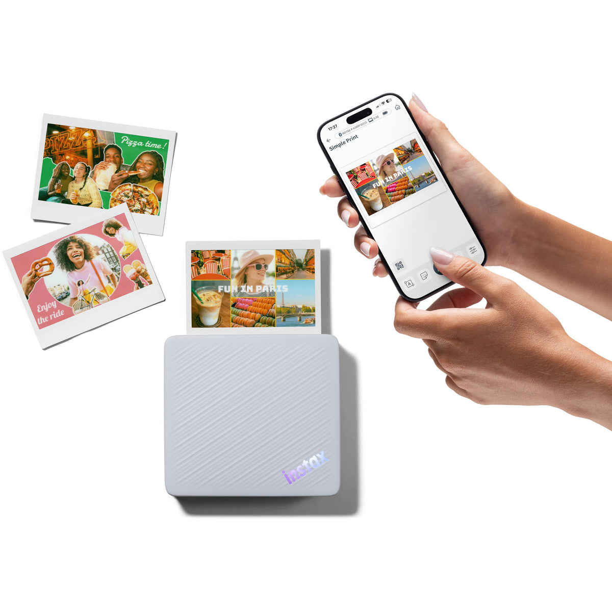 FUJIFILM instax Link WIDE 2 Smartphone Printer (Blue)