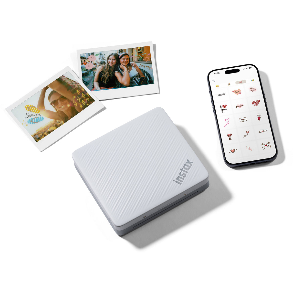 FUJIFILM instax Link WIDE 2 Smartphone Printer (Blue)