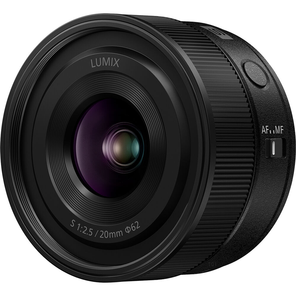 Panasonic LUMIX S 20mm f/2.5 Lens (L-Mount, Black)