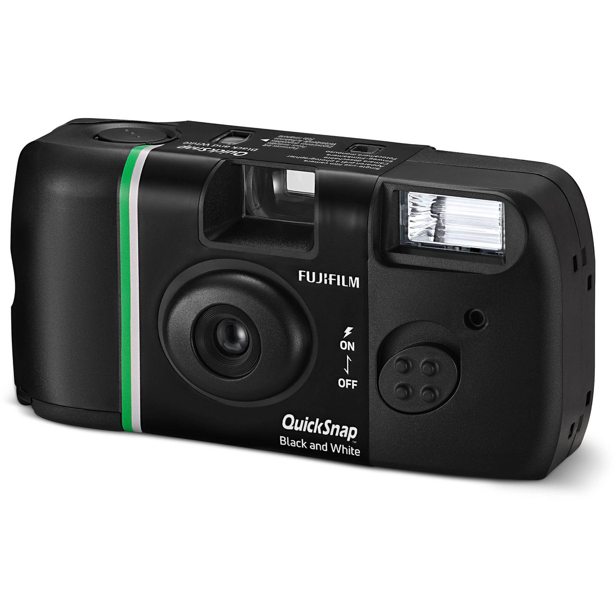 FUJIFILM QuickSnap Black and White One-Time-Use Disposable Camera (27 Exposures)
