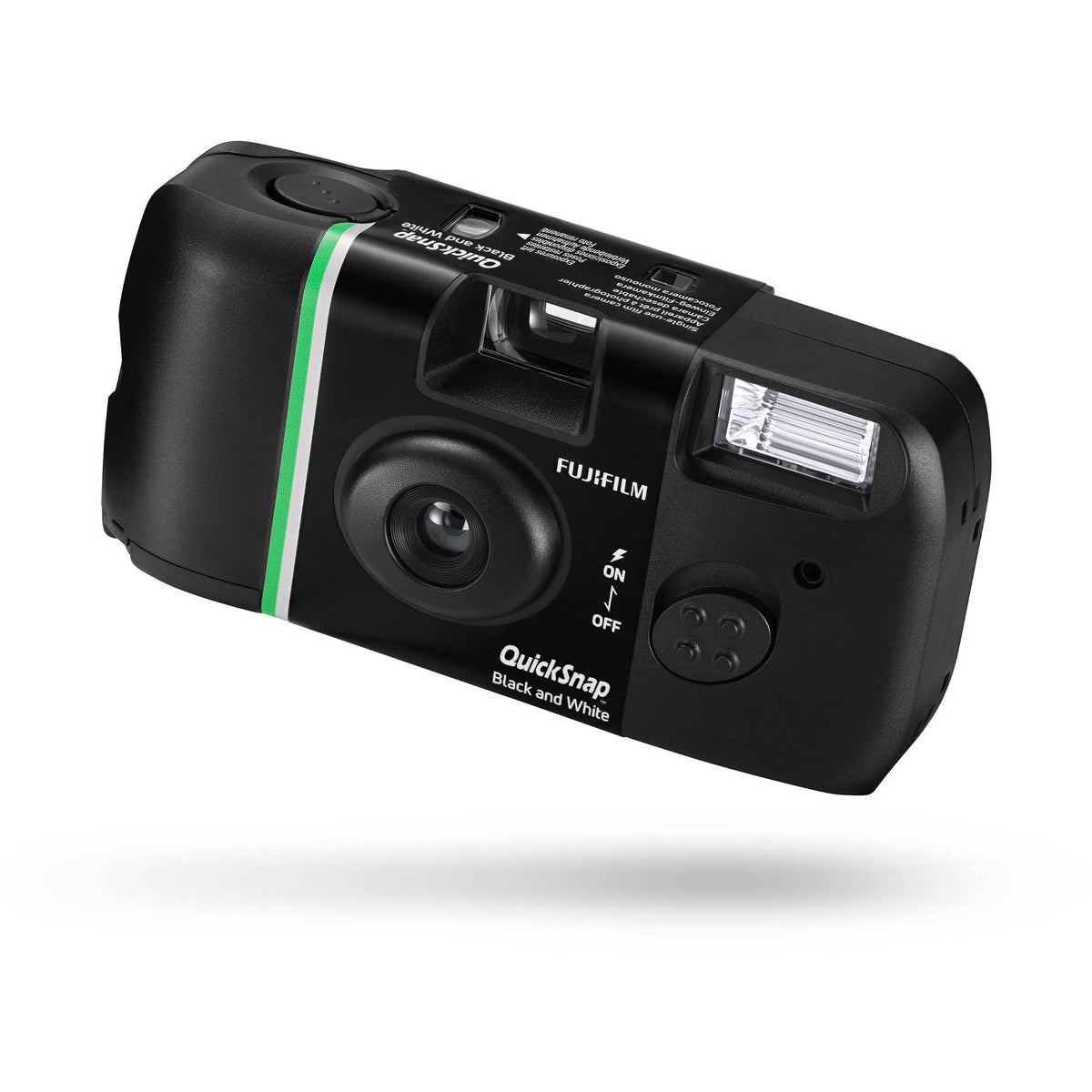 FUJIFILM QuickSnap Black and White One-Time-Use Disposable Camera (27 Exposures)
