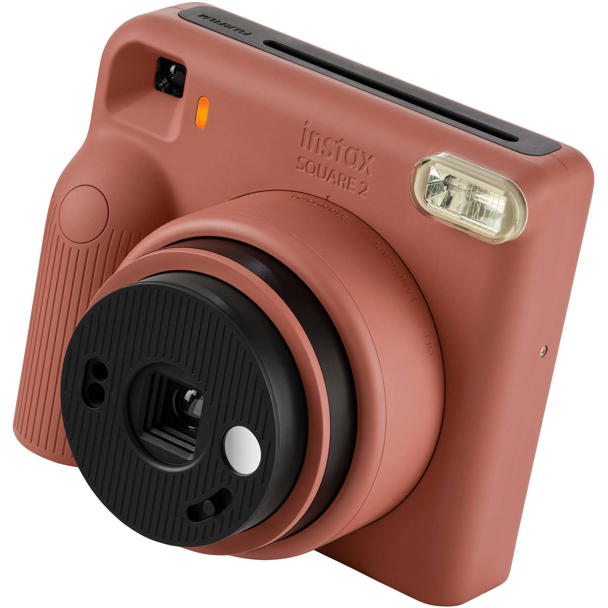 FUJIFILM instax SQUARE 2 Instant Film Camera (Brick Red)