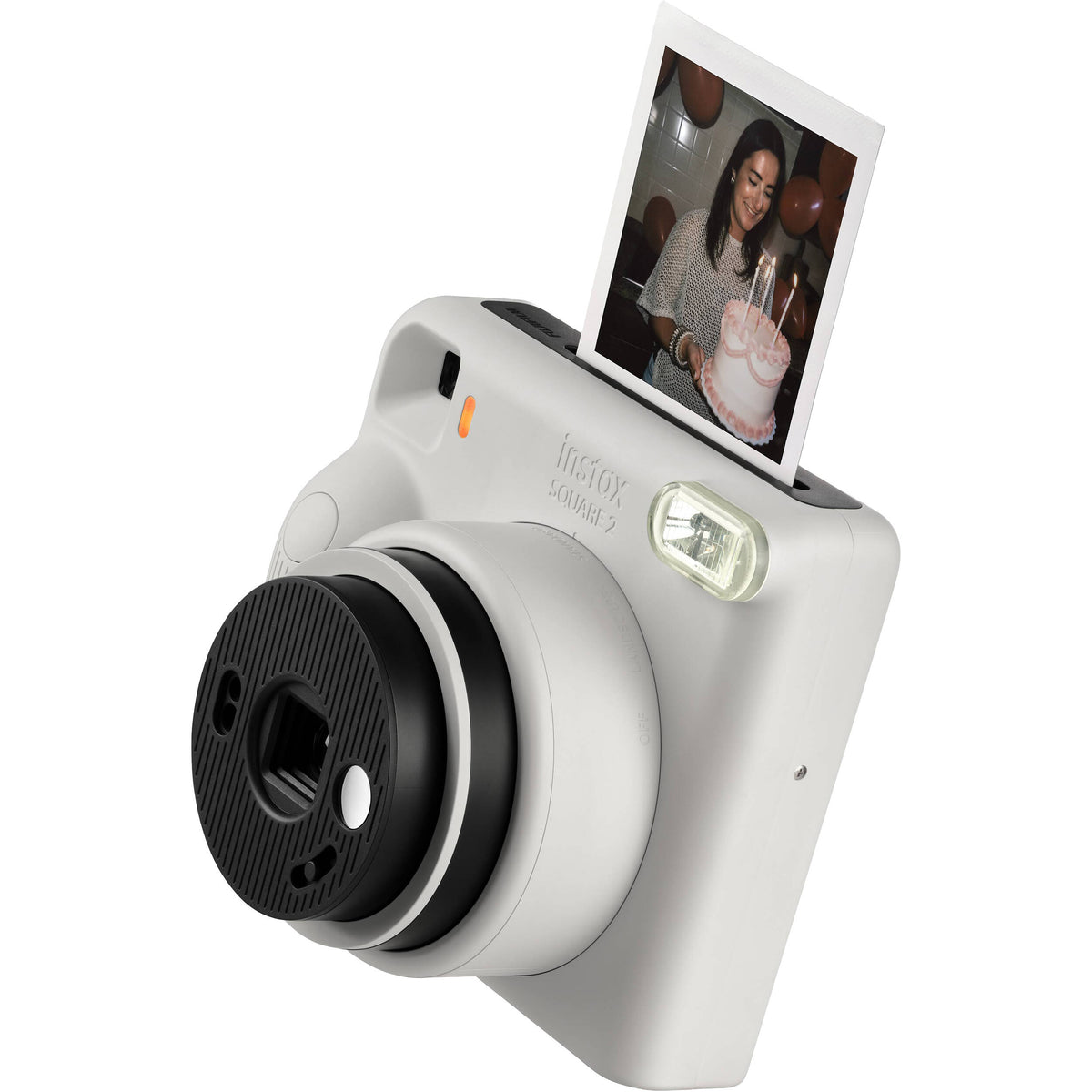 FUJIFILM instax SQUARE 2 Instant Film Camera (Misty White)