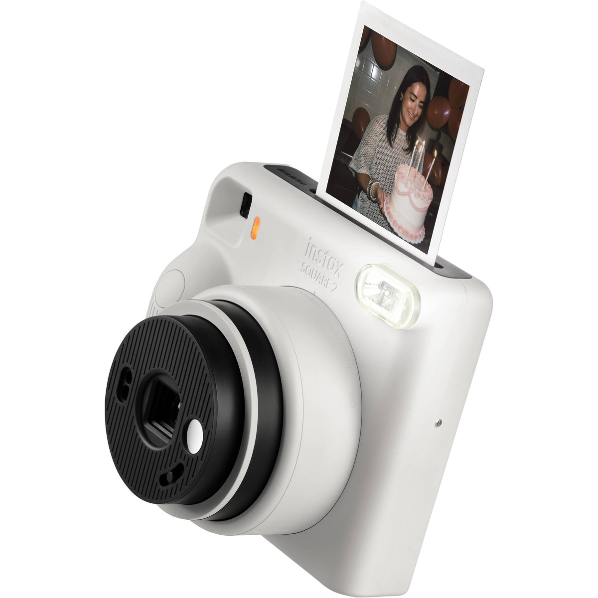 FUJIFILM instax SQUARE 2 Instant Film Camera (Misty White)