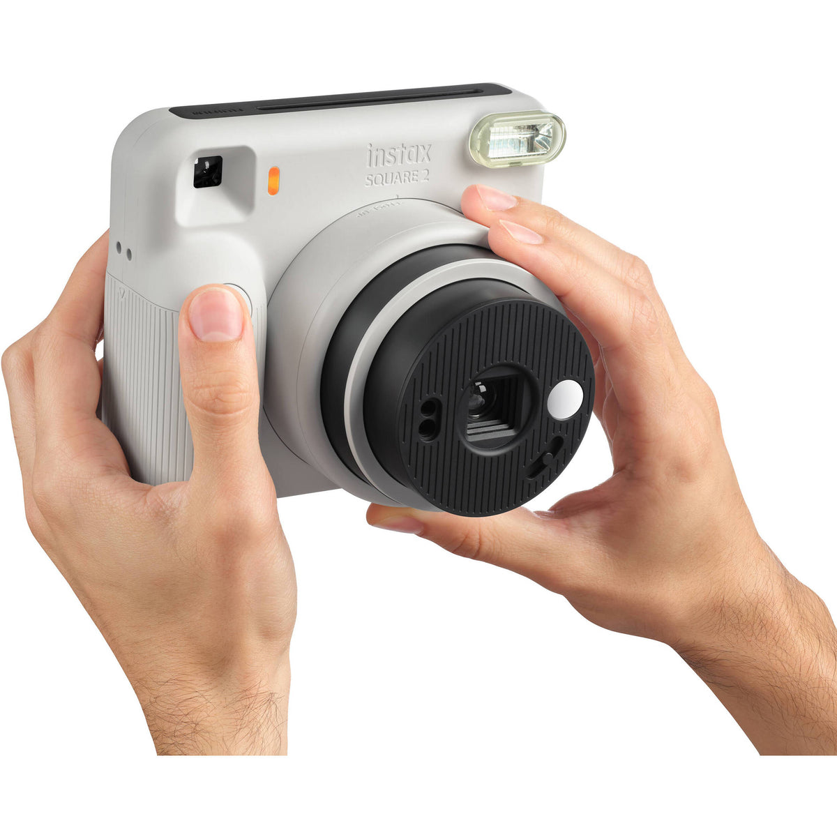 FUJIFILM instax SQUARE 2 Instant Film Camera (Misty White)