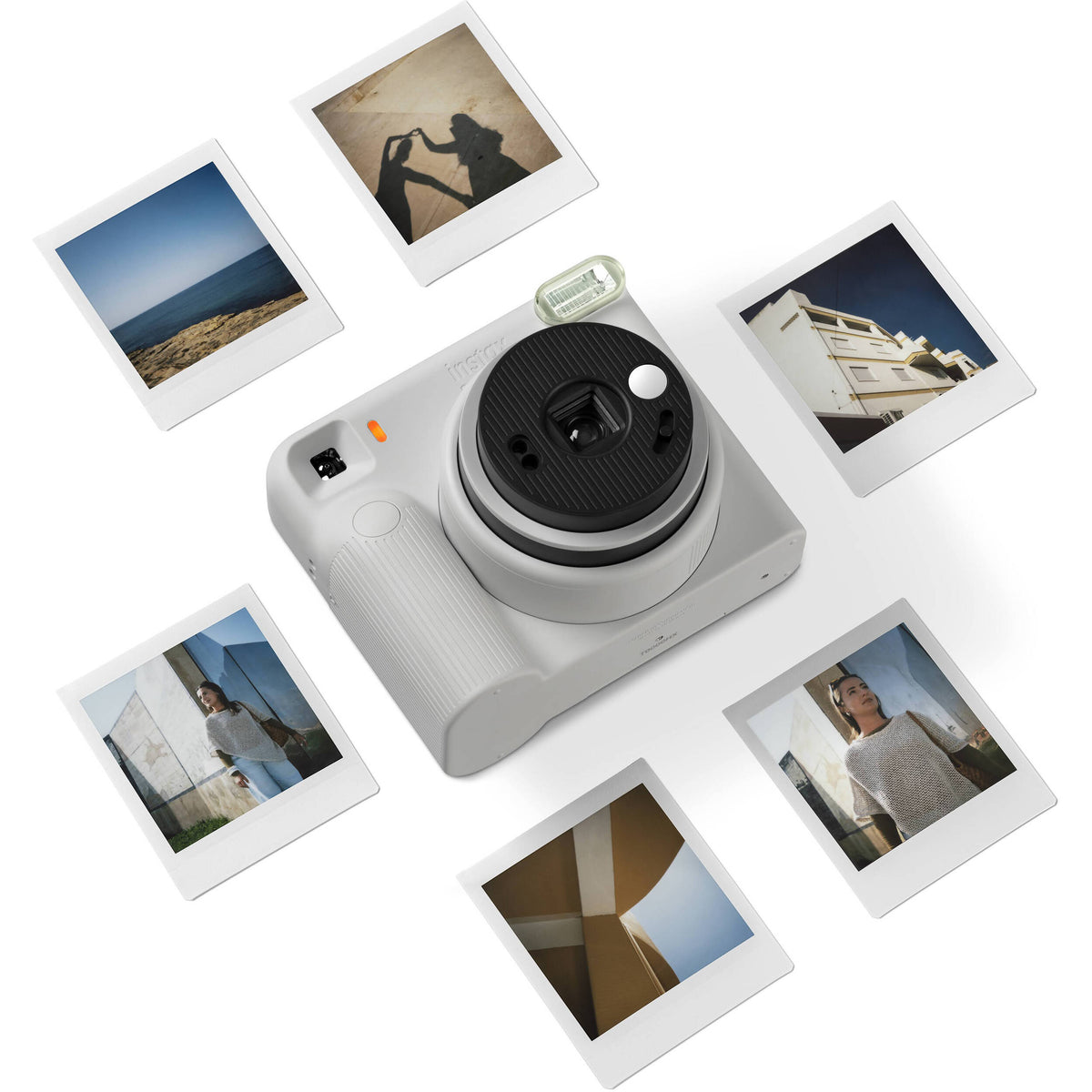FUJIFILM instax SQUARE 2 Instant Film Camera (Misty White)