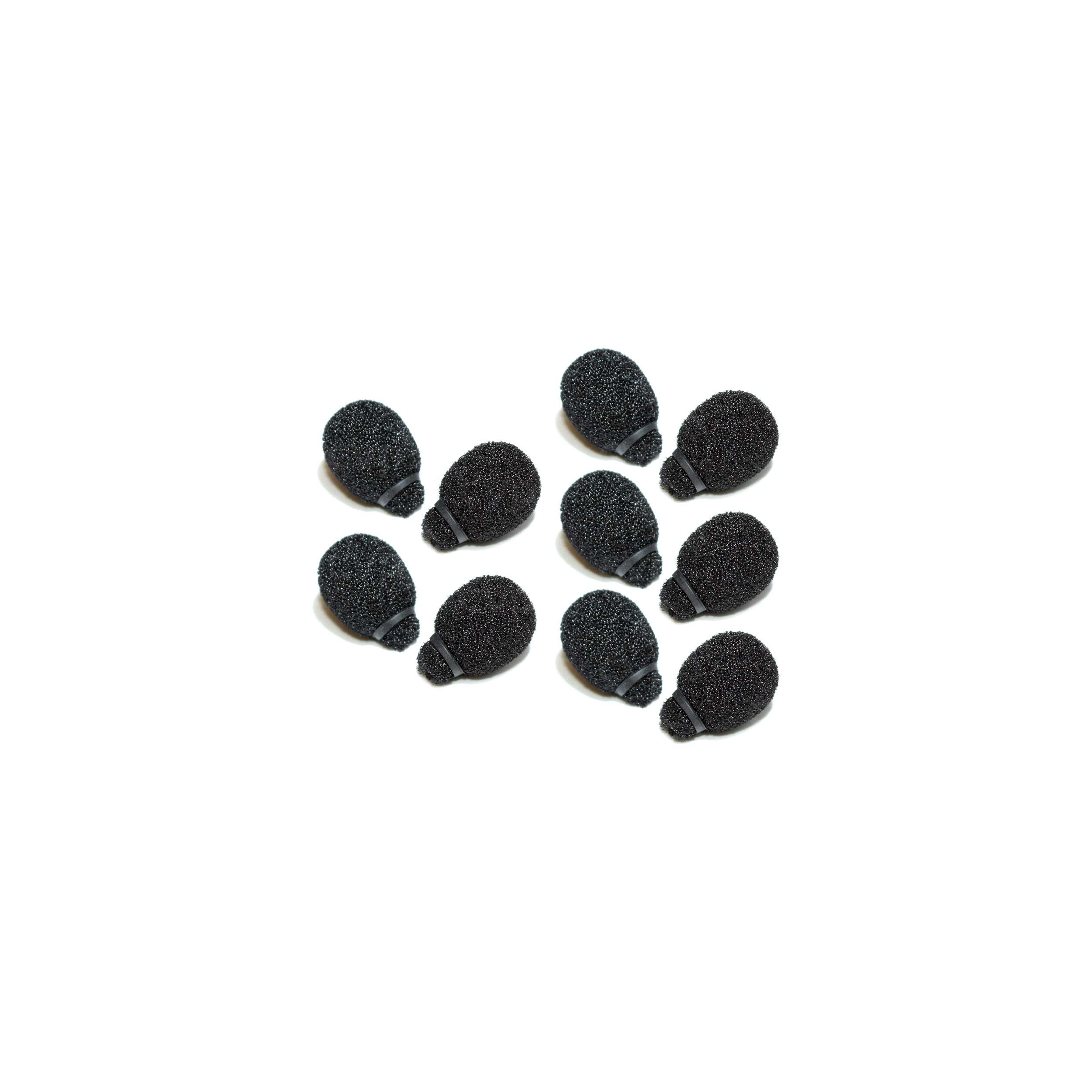 Rycote lavalier miniature mousse noire (1 paquet de 10)