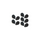 Rycote lavalier miniature mousse noire (1 paquet de 10)