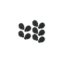 Rycote Miniature Lavalier Foams Black (1 pack of 10)