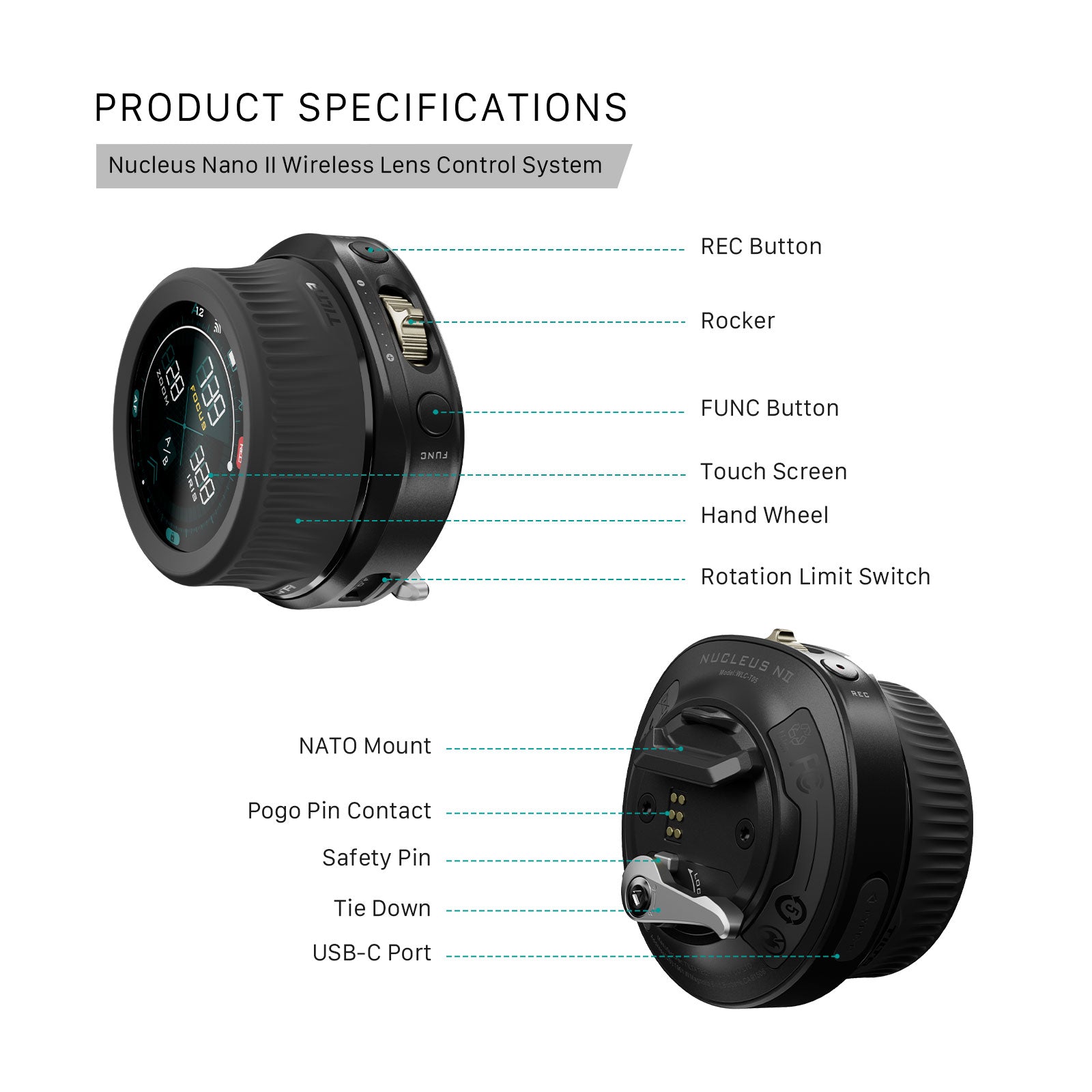 Tilta Nucleus Nano II Wireless Lens Control System WLC-T05
